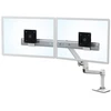 Image de Ergotron LX Series Desk Dual Direct Arm 63,5 cm (25") Blanc Bureau