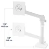 Image de Ergotron NX Series NX MONITOR ARM WHITE 86,4 cm (34") Noir, Blanc Bureau