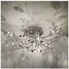 Image de Kosilum - Plafonnier Chromé Cristal - Aiken