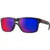 Image de Oakley Homme Oakley OO9102 HOLBROOK 910236 Lunettes de soleil O_matter Noir Rouge positif Iridium Carré Normale Prizm Iridium