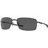 Image de Oakley Homme Oakley OO4075 SQUARE WIRE 407504 Lunettes de soleil Métal Noir Gris Carré Polarisé Prizm