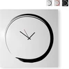 Image de Horloge murale décorative moderne de style japonais 50 x 50 cm S-Enso - Gris