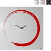 Image de Horloge murale décorative moderne de style japonais 50 x 50 cm S-Enso - Rouge
