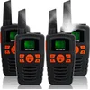 Image de Retevis RA635 Walkie Talkie 4er, PMR446 Licence libre Radio avec lampe de poche LED VOX, 16 canaux CTCSS/DCS, pour camping randonnée activités familiales (Noir)