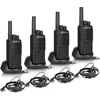 Image de Retevis NR610 Radio, AI réduction du bruit, radio avec casque, PMR446 VOX, 1200mAh Talkies-walkies rechargeables adultes 4er pour l'école,le transport, les terrains de jeux