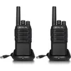 Image de Retevis NR610 Walkie-Talkie Profi, Radio portable Rechargeable, USB-C 1200mAh, AI Réduction du bruit, Sans licence, VOX, PMR446 Radio pour la randonnée, l'alpinisme (2 pièces, noir)