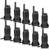 Image de Retevis NR610 Set de radios, PMR446 Walkie-Talkie Rechargeable 1200mAh USB-C, KI-suppression de bruit, HD-Audio Radios professionnelles pour école,transport, vignoble(10 pièces, noir)
