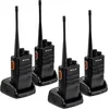 Image de Retevis RB646 IP67 Walkie Talkie étanche, PMR446 Petite radio portable bidirectionnelle, VOX Alarme d'urgence Chargeur USB, Radio portable pour les chantiers école (Noir, 4 pièces)