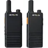 Image de Retevis RT622P PMR446 talkie-walkie, 1620mAh talkie-walkie ultra-mince, USB-C rechargeable, combinaisons de boutons d'alarme d'urgence multifonctions VOX, pour la famille, le cyclisme en plein air (pack de 2)