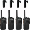 Image de Retevis RB637 Talkie-Walkie Bluetooth, radio PMR446 avec oreillette sans fil, 2000 mAh, VOX, pour activités familiales école (noir, 4 pièces)