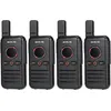 Image de Retevis RB645 Walkie Talkie, PMR446 Dual PTT, VOX, Rechargeable USB-C Radios, Portable, Squelch, Mini Talkies Walkie professionnels pour adultes, clinique de soins(4 STK, Noir)