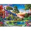 Image de Master Pieces Puzzle Tranquility Rainbow Retreat 1000 pièces
