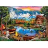 Image de Master Pieces Puzzle Sunset Canoe 1000 pièces Adultes
