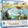 Image de Puzzle 1000 pièces Audubon Harmonie des Oiseaux et du Ruisseau