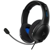 Image de PDP LVL50 - Casque - bandeau - jeu - noir - bleu - binaural - volume + - volume -