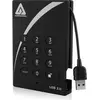 Image de Apricorn Aegis Padlock Fortress - Disque dur - crypté - 1 To - externe (portable) - 2.5" (6.4 cm)