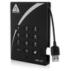 Image de Apricorn Aegis Padlock Fortress 1TB disque dur externe 1 To 5400 tr/min USB Type-A 3.2 Gen 1 (3.1 Gen 1) Noir - Neuf