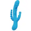 Image de HoneyPlayBox - Trilux Kinky Finger Vibromasseur Rabbit - Bleu