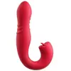 Image de HoneyPlayBox - JOI Thrust 2 Capteur de Pression Contrôlé par App Vibrateur de Point G Poussant et Lécheur de Clitoris avec Langue Rouge