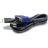 Image de Trendnet 1.8m USB/VGA câble kvm Noir 1,8 m - Neuf