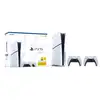 Image de Pack PS5 Slim & 2e Manette Dualsense Blanche - Console de jeux PlayStation 5 Slim 1 To (Standard) - Neuf