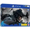 Image de Sony, Pack PS4 Call Of Duty, Console PlayStation 4 Slim 1 To + 1 Manette Sans Fil DUALSHOCK 4 V2 + Jeu Call of Duty Modern Warfare, Châssis F, Couleur : Jet Black en occasion ou reconditionné