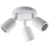 Image de Spot LED en saillie Triple Orientable BLANC pour ampoule GU10