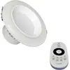 Image de Spot LED Encastrable Lumière Variable 12W avec Télécommande - 3000K/4000K/6500K