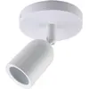 Image de Spot LED en Saillie Orientable BLANC pour Ampoule GU10