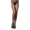 Image de Leg Avenue Collant résille fendu Noir