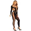 Image de Leg Avenue - Bodystocking Sans Couture - Bleu