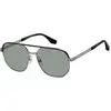 Image de Marc Jacobs Homme Marc Jacobs MARC 469/S 85K/QT Lunettes de soleil Métal Noir Gris Carré Normale