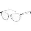 Image de Polaroid Unisex Polaroid PLD D381 900 Montures optiques Plastique Transparent Carré