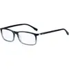 Image de Hugo Boss Homme Hugo Boss BOSS 0680/IT ZX9 Montures optiques Acétate Bleu clair Carré