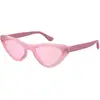 Image de Havaianas Femme Havaianas PIPA EQK/13 Lunettes de soleil Plastique Rose Rose Cat Eye