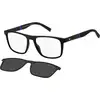 Image de Tommy Hilfiger Homme Tommy Hilfiger TH 1903/CS 807/M9 Lunettes de soleil Plastique Noir Gris Carré Clip-on