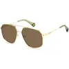 Image de Lunettes de soleil unies Polaroid PLD 6173/S J5G GOLD 58/14/140