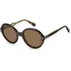 Image de Polaroid Femme Polaroid PLD 4114/S/X 086/SP Lunettes de soleil Acétate Havane Cuivre Ronde Polarisé