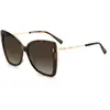 Image de Missoni Femme Missoni MIS 0083/S 086/HA Lunettes de soleil Acétate Havane Marron Papillon Normale Ombré