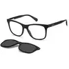 Image de Polaroid Femme Polaroid PLD 6202/CS 807/M9 Lunettes de soleil Plastique Noir Gris Carré