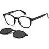 Image de Polaroid Unisex Polaroid PLD 6203/CS 807/M9 Lunettes de soleil Plastique Noir Gris Carré Polarisé