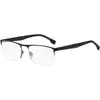 Image de Hugo Boss Homme Hugo Boss BOSS 1487 0AN Montures optiques Acier Argent Rouge Carré