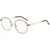 Image de Hugo Boss Femme Hugo Boss BOSS 1590 RHL Montures optiques Métal Or / Noir Géométrique