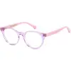 Image de Polaroid Enfant Polaroid PLD D831 789 Montures optiques Plastique Lilas Ronde