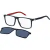 Image de Tommy Hilfiger Homme Tommy Hilfiger TH 2086/CS FLL/C3 Montures optiques Injecté Bleu Bleu Carré Polarisé