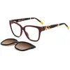 Image de Missoni Femme Missoni MIS 0179/CS LHF/LA Montures optiques Acétate Bordeaux Marron Carré Polarisé Clip-on