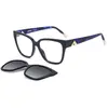 Image de Missoni Femme Missoni MIS 0179/CS PJP/LB Montures optiques Acétate Bleu Gris Carré Polarisé Clip-on