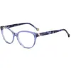 Image de Carolina Herrera Femme Carolina Herrera HER 0240 XP8 Montures optiques Acétate Bleu Cat Eye