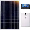 Image de DOKIO Panneau solaire 100W 12V Polo avec Régulateur Idéal pour toutes applications camping -car, marine - bateau, chalet - cabane, m
