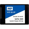Image de Western Digital WDS250G2B0A WD Blue 3D NAND Internal SSD 2.5 Inch SATA, 250 GB - Black en occasion ou reconditionné